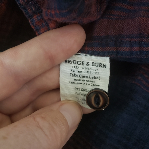 Bridge & Burn Flannel Button Down - Picture 9 of 9